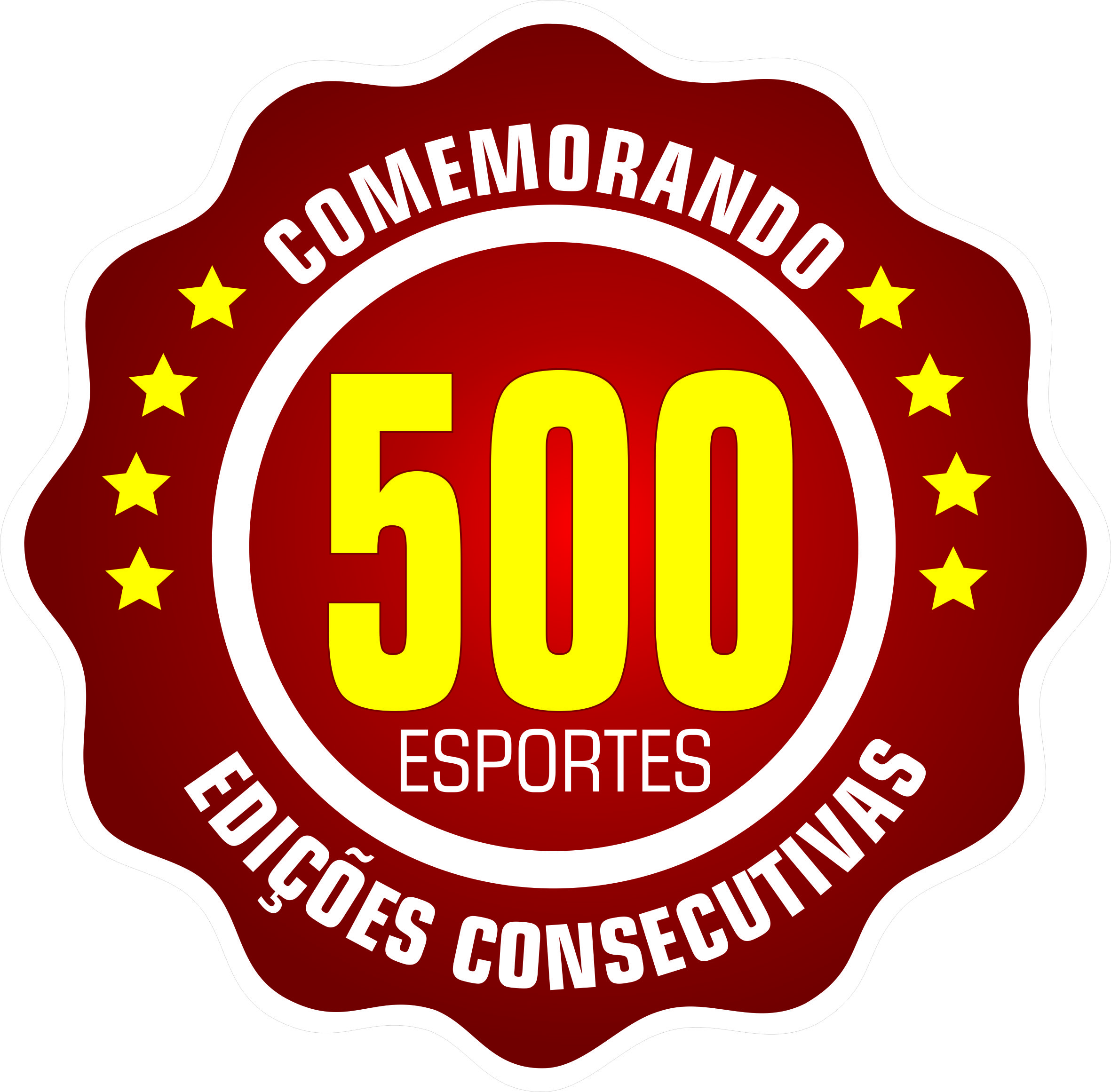 Selo comemorativo das 500 edições. Gentileza do amigo Rodrigo Alemão!