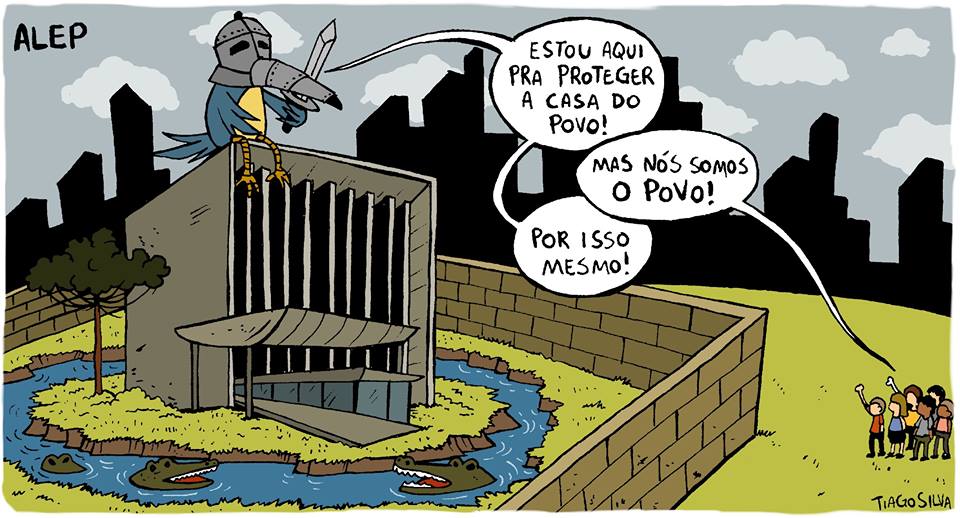 charge do cartunista Tiago Silva