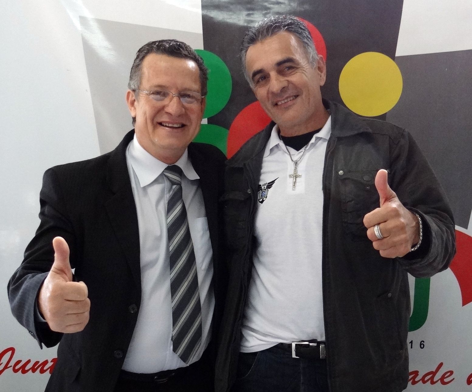 prefeito e diretor de esportes