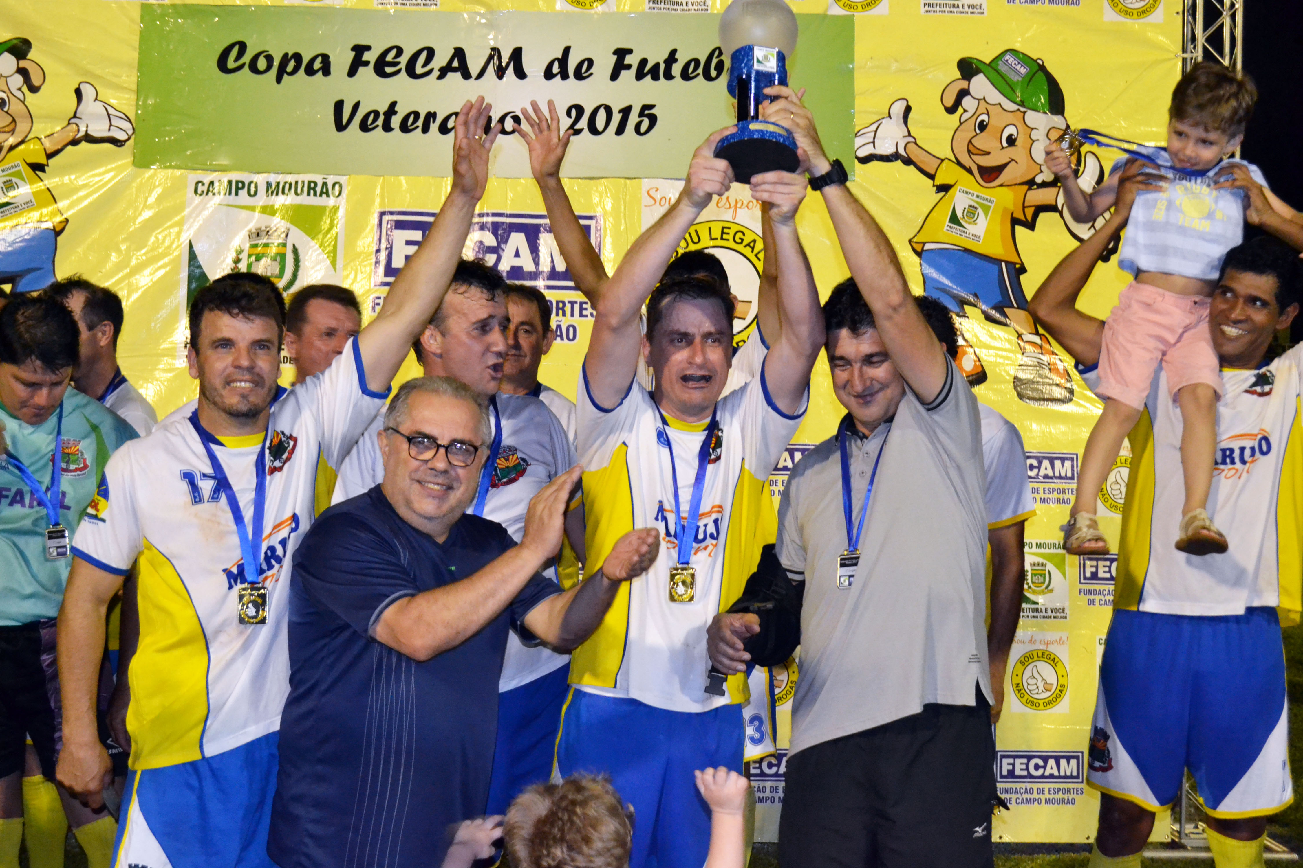 Final Terceira Copa Fecam de Futebol Veteranos 5 - Premiação Farol Campeão