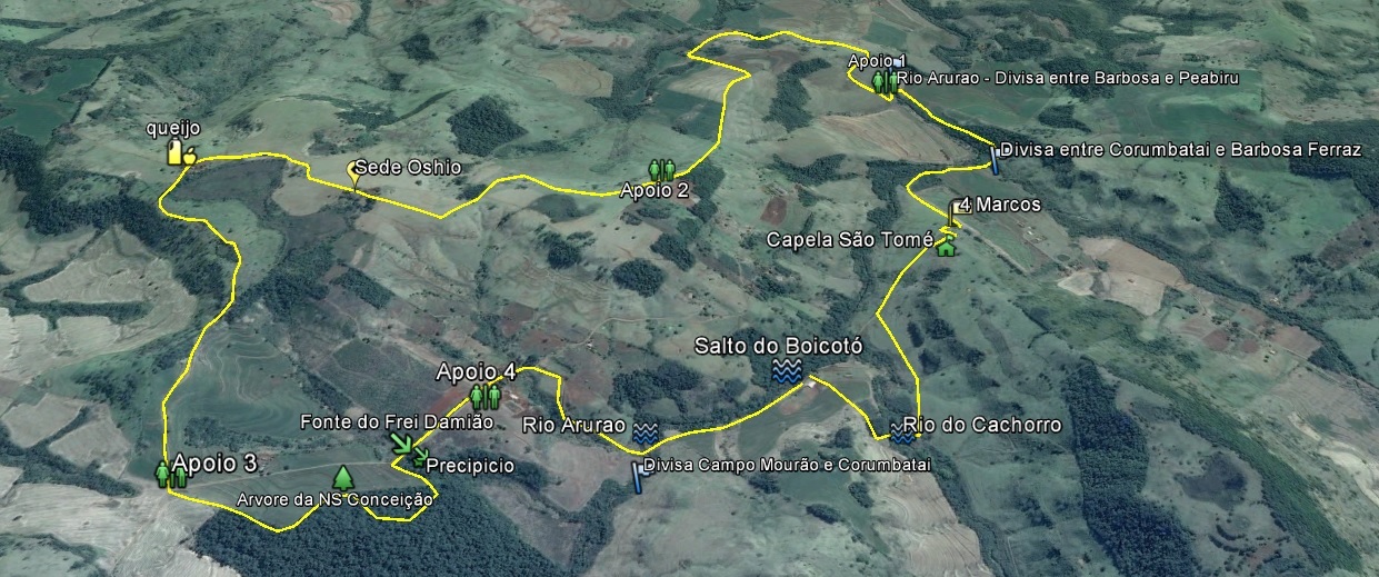 Trilha do Boicoto GPS baja