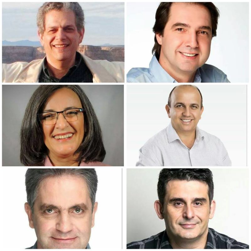 Os seis pré-candidatos a prefeito de Maringá